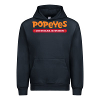 Navy popeyes louisiana kitchen Urban Hoodie - linhVisuals