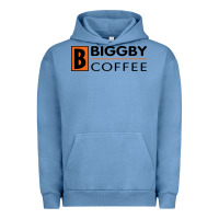 Pigment Pebble Blue biggby coffee Urban Hoodie - linhVisuals