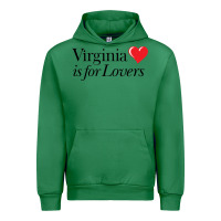 Emerald Virginia Is For Lovers Urban Hoodie - linhVisuals