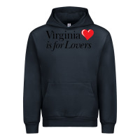 Navy Virginia Is For Lovers Urban Hoodie - linhVisuals