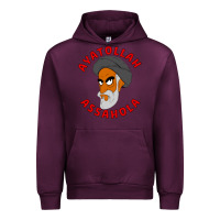Mauve Wine Ayatollah Assahola Urban Hoodie - linhVisuals
