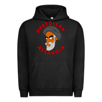 Pigment Black Ayatollah Assahola Urban Hoodie - linhVisuals