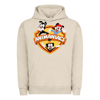 Pigment French Oak animaniacs funny cats cartoon Urban Hoodie - linhVisuals