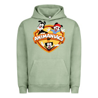 Pigment Oil Green animaniacs funny cats cartoon Urban Hoodie - linhVisuals
