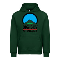 Forest Green Big Sky Montana Champion Urban Hoodie - linhVisuals