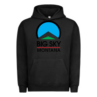 Pigment Black Big Sky Montana Champion Urban Hoodie - linhVisuals