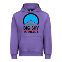 Tulip Big Sky Montana Champion Urban Hoodie - linhVisuals