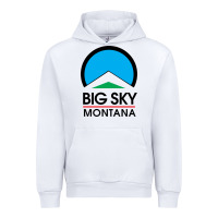 White Big Sky Montana Champion Urban Hoodie - linhVisuals