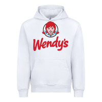 White Wendy's Urban Hoodie - linhVisuals