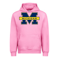 Fuchsia Pink michigan Urban Hoodie - linhVisuals