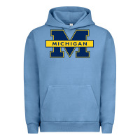 Pigment Pebble Blue michigan Urban Hoodie - linhVisuals