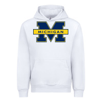White michigan Urban Hoodie - linhVisuals