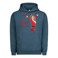 Pigment Midnight Navy Mariah Carey Merry Christmas vintage retro Urban Hoodie - linhVisuals