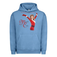 Pigment Pebble Blue Mariah Carey Merry Christmas vintage retro Urban Hoodie - linhVisuals