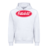 White Peterbilt Urban Hoodie - linhVisuals