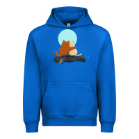 Cobalt two cats Urban Hoodie - linhVisuals