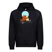 Black two cats Urban Hoodie - linhVisuals