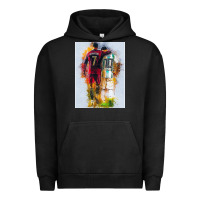 Pigment Black messi and ronaldo Urban Hoodie - linhVisuals