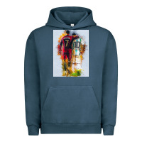 Pigment Midnight Navy messi and ronaldo Urban Hoodie - linhVisuals