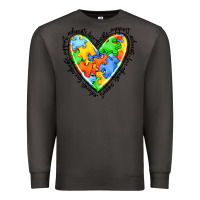 Smoke autism heart Premium Sweatshirt - JahusDesignShop