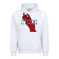 White interpol Urban Hoodie - linhVisuals