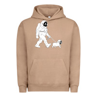 Pigment Burro walking the dog astronaut Urban Hoodie - linhVisuals