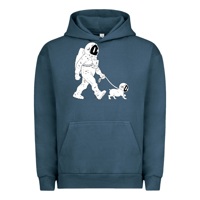 Walking The Dog Astronaut Urban Hoodie by linhVisuals | Teevron