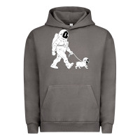 Pigment Tornado walking the dog astronaut Urban Hoodie - linhVisuals