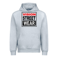 Heather Grey vision street wear tshirt Urban Hoodie - linhVisuals