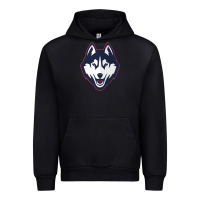 Black wolf head tshirt Urban Hoodie - linhVisuals