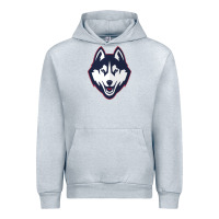 Heather Grey wolf head tshirt Urban Hoodie - linhVisuals