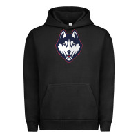 Pigment Black wolf head tshirt Urban Hoodie - linhVisuals