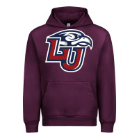 Mauve Wine liberty flames Urban Hoodie - linhVisuals