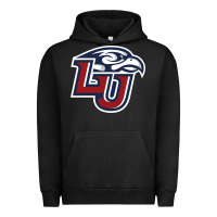 Pigment Black liberty flames Urban Hoodie - linhVisuals