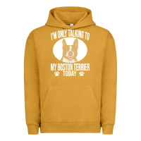 Pigment Peanut Butter boston terrier t  shirtfunny boston terrier dog gift i m only talking Urban Hoodie - linhVisuals