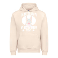 Sandshell boston terrier t  shirtfunny boston terrier dog gift i m only talking Urban Hoodie - linhVisuals