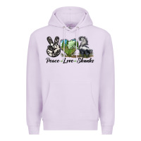 Lilac Peace Love Skunks Premium Hoodie - LillyAllenDesigns