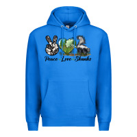 True Royal Peace Love Skunks Premium Hoodie - LillyAllenDesigns