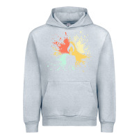 Heather Grey candle t  shirt c a n d l e i n k s p l a s h t  shirt Urban Hoodie - linhVisuals