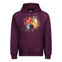 Mauve Wine candle t  shirt c a n d l e i n k s p l a s h t  shirt Urban Hoodie - linhVisuals
