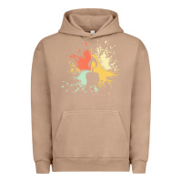 Pigment Burro candle t  shirt c a n d l e i n k s p l a s h t  shirt Urban Hoodie - linhVisuals