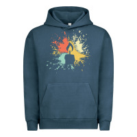 Pigment Midnight Navy candle t  shirt c a n d l e i n k s p l a s h t  shirt Urban Hoodie - linhVisuals
