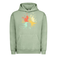 Pigment Oil Green candle t  shirt c a n d l e i n k s p l a s h t  shirt Urban Hoodie - linhVisuals