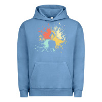 Pigment Pebble Blue candle t  shirt c a n d l e i n k s p l a s h t  shirt Urban Hoodie - linhVisuals