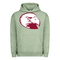 Pigment Oil Green lock haven bald eagles Urban Hoodie - linhVisuals