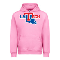 Fuchsia Pink louisiana tech bulldogs Urban Hoodie - linhVisuals