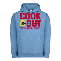 Pigment Pebble Blue Cookout Urban Hoodie - linhVisuals