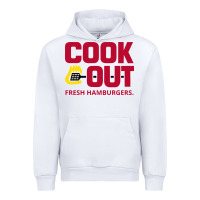 White Cookout Urban Hoodie - linhVisuals
