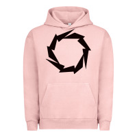 Pigment Salmon Fountain Boats Urban Hoodie - linhVisuals
