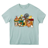 Arona Chicken coffee cups Heavy Core Tee - HowdyJamesFarm